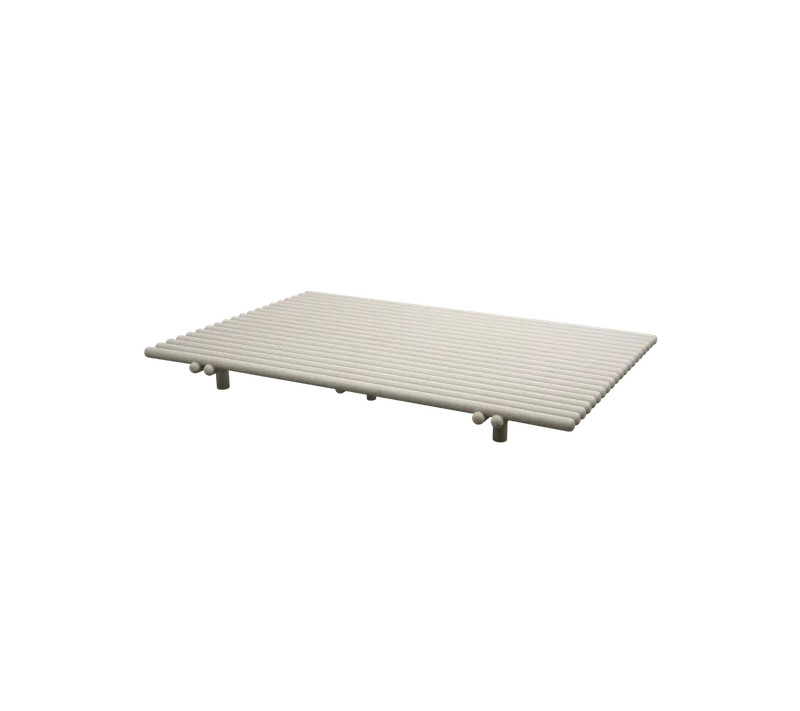 Sticks platform sofa module base van Cane-line in Sand, Aluminium – productfoto