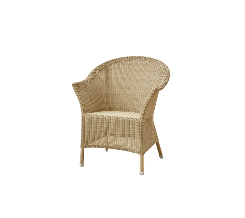 Lansing chair von Cane-line in Natural, small round Weave, Ohne, Ohne – Produktfoto