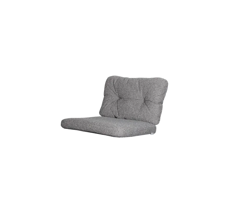 Ocean single module, Cushion set van Cane-line in Dark grey, Wove w/QuickDry & Airflow – productfoto