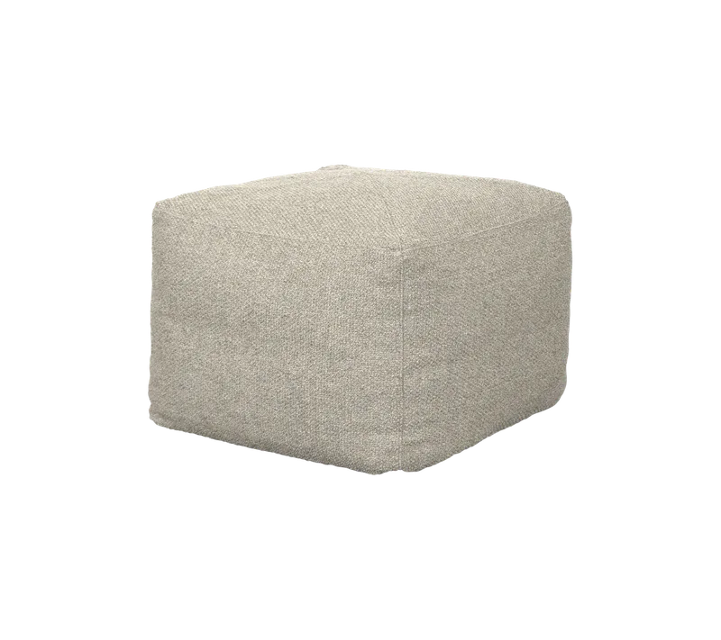 Divine footstool von Cane-line in Desert sand, Rise – 55x55x40 cm – Produktfoto