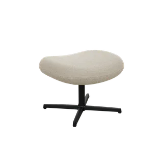 Pace footstool by Cane-line in Desert sand Rise, Black, aluminium – product photo 2 of 2