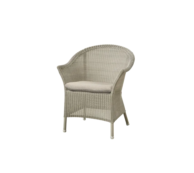 Lansing chair by Cane-line in Taupe, small round Weave, Taupe, Free, None – product photo