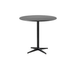 Drop café table dia. 45 cm de Cane-line en Lava grey, aluminium, Burgundy, semi glossy aluminium – photo du produit 1 sur 2