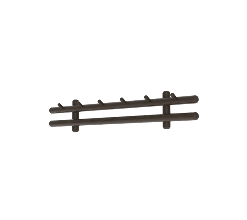 Sticks coat rack, 80 cm by Cane-line in Dark brown, mahogany – product photo
