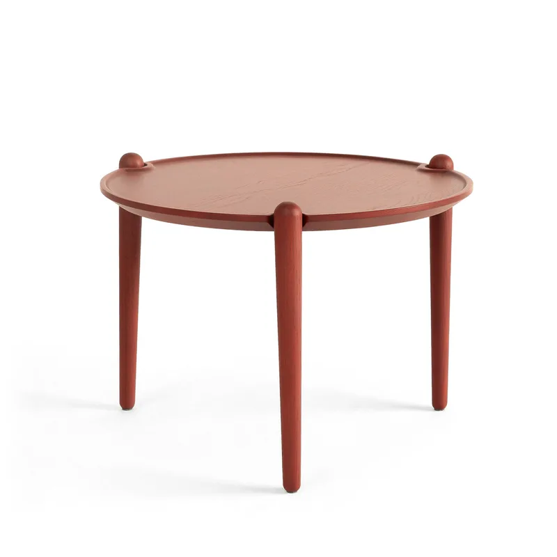 Aria Table von Design House Stockholm in Low, Red – Produktfoto