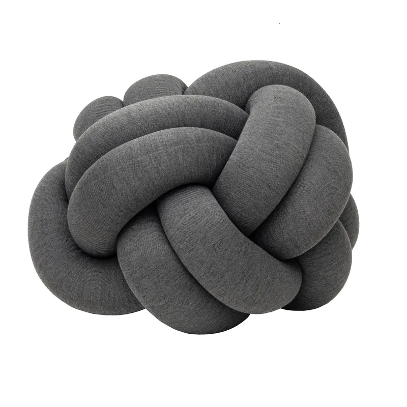 Knot Cushion Pouf US by Design House Stockholm in Grey – product photo