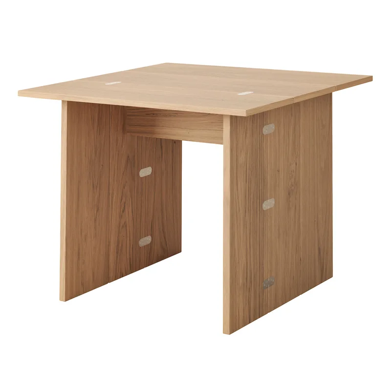Flip Table by Design House Stockholm in 90x90 cm (XS), Oak – product photo