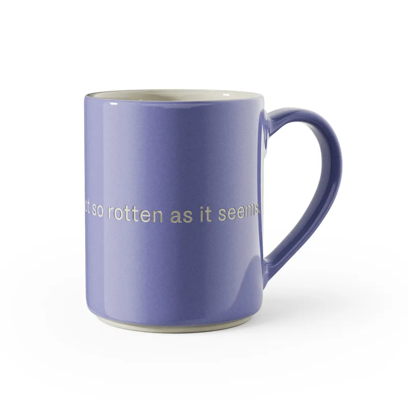 Astrid Lindgren Mug von Design House Stockholm in Life is not so rotten as it seems. – Produktfoto