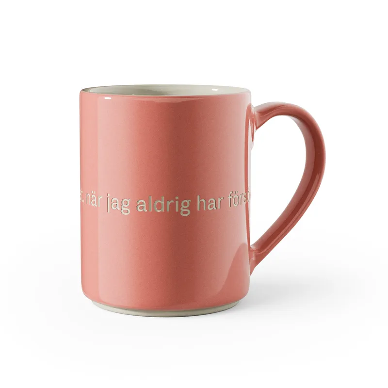 Astrid Lindgren Mug by Design House Stockholm in Hur ska jag kunna veta det när jag aldrig... – product photo