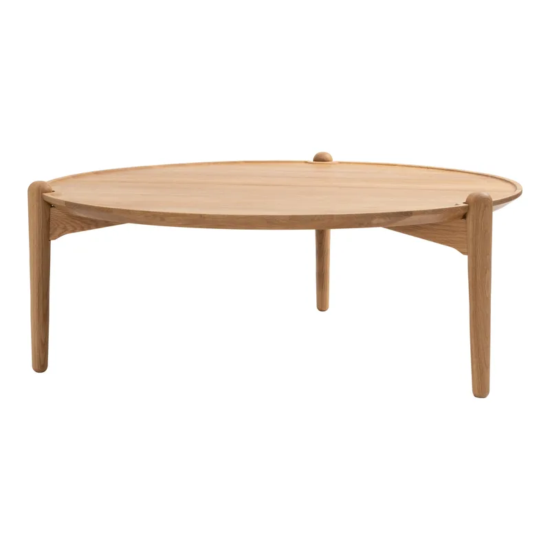 Aria Table 90 cm van Design House Stockholm in High, Oak – productfoto