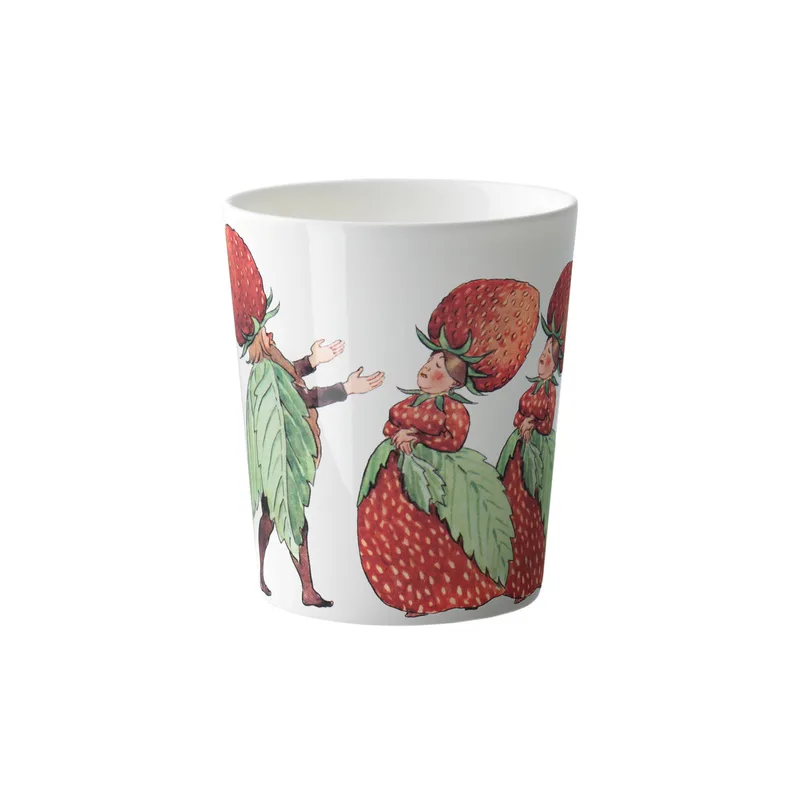 Elsa Beskow Mug by Design House Stockholm in 28 cl, Strawberry Family – product photo