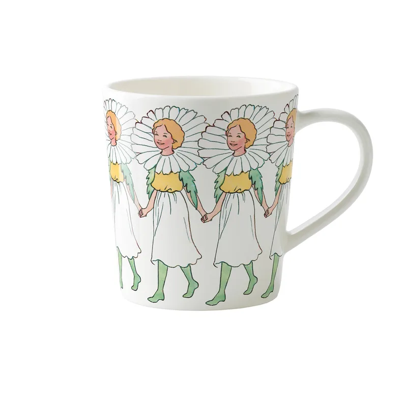 Elsa Beskow Mug by Design House Stockholm in 40 cl, Marguerite – product photo
