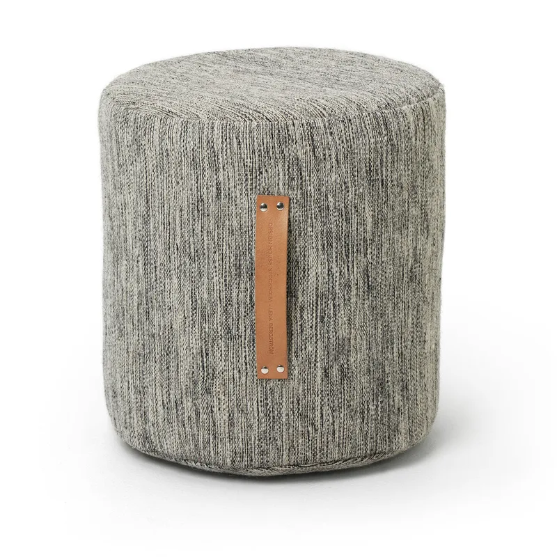 Björk Pouf van Design House Stockholm in Light Grey – productfoto