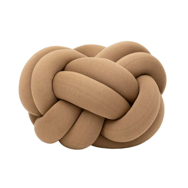 Knot Cushion Pouf US by Design House Stockholm in Camel – product photo