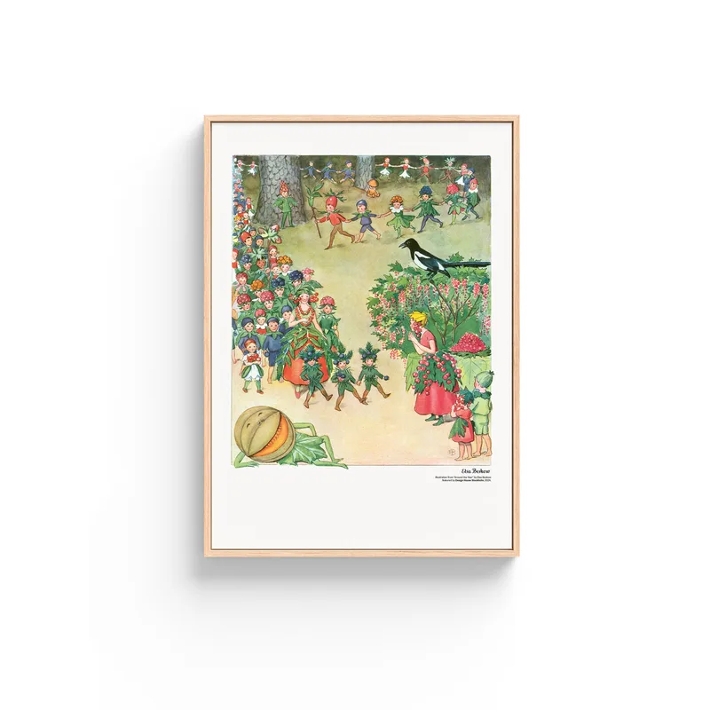 Elsa Beskow Poster von Design House Stockholm in August – Produktfoto
