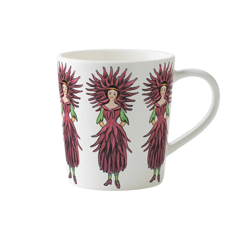 Elsa Beskow Mug by Design House Stockholm in 40 cl, Mrs Dahlia – product photo