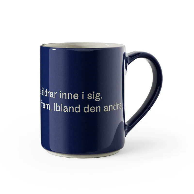 Astrid Lindgren Mug by Design House Stockholm in Man har ju alla åldrar inne i sig... – product photo