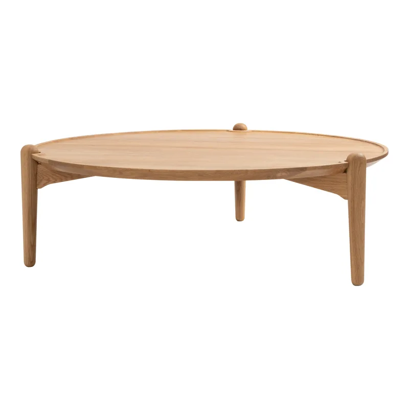 Aria Table 90 cm by Design House Stockholm in Low, Oak – product photo