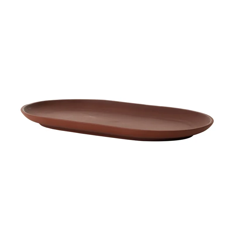 Sand Secrets Oval Plate de Design House Stockholm en Red Clay – photo du produit
