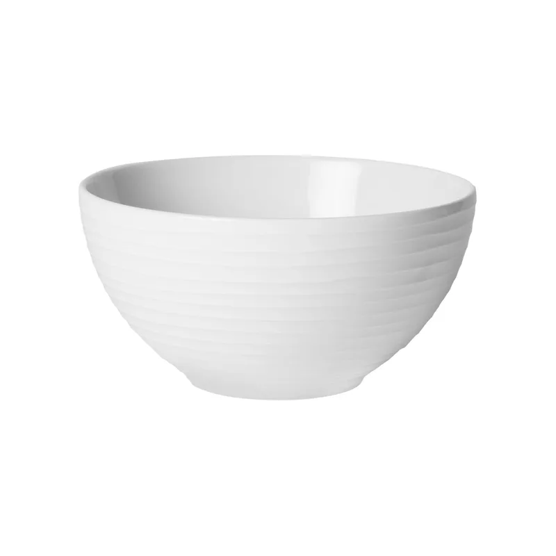 Blond Soup Bowl by Design House Stockholm in 60 cl, White/Stripe – product photo