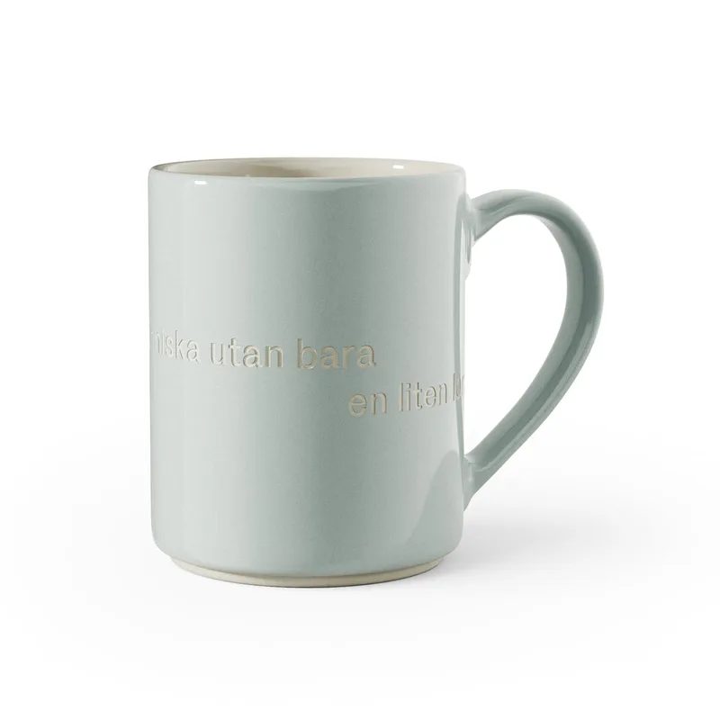 Astrid Lindgren Mug von Design House Stockholm in Annars är man ingen människa... – Produktfoto
