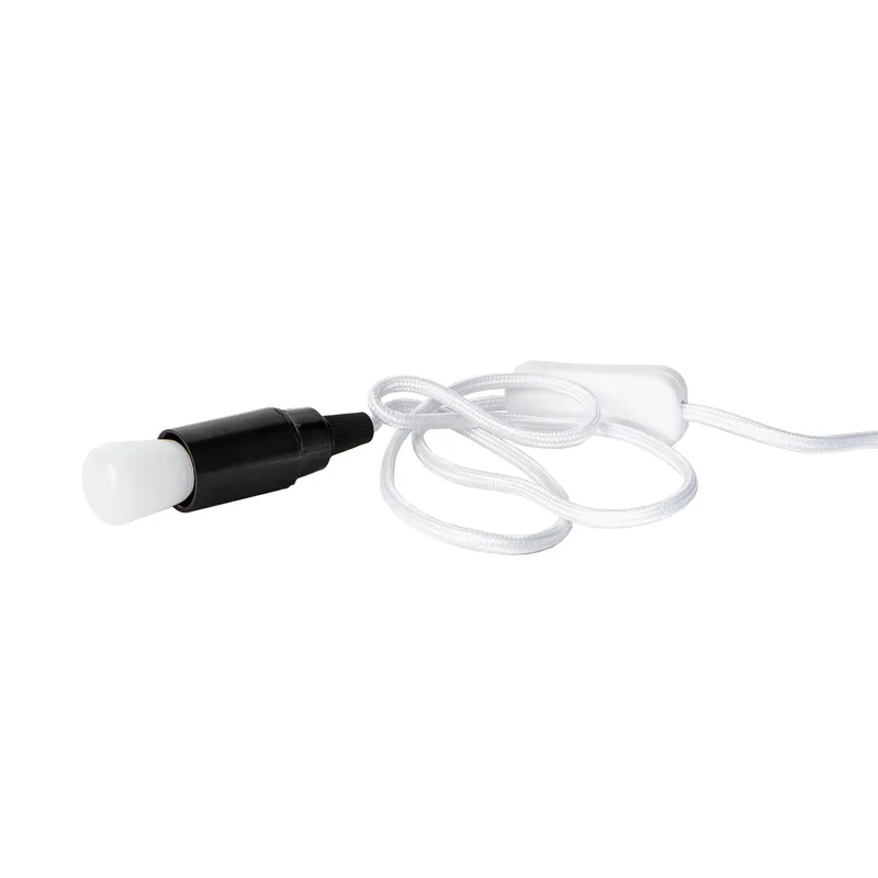 Block Lamp Electrical Part van Design House Stockholm in White EU Cable – productfoto