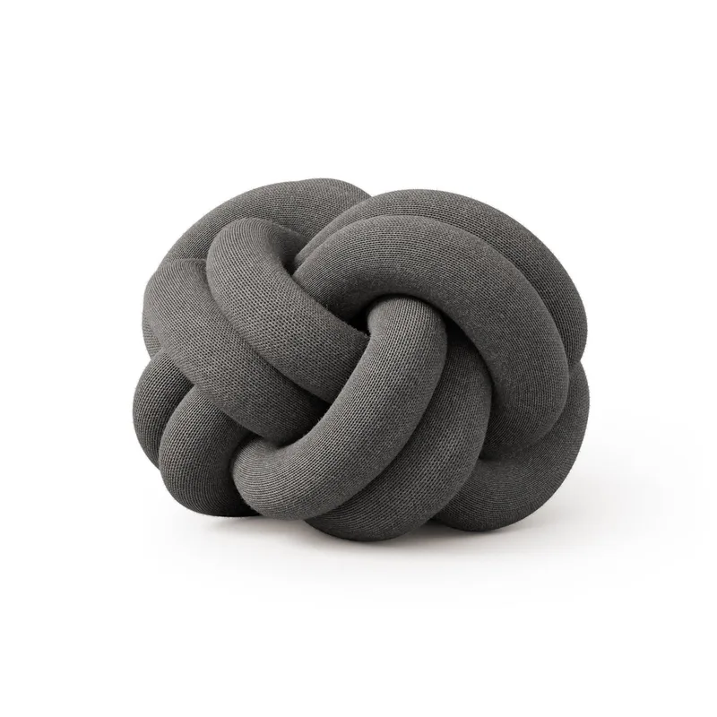 Knot Cushion US von Design House Stockholm in Grey – Produktfoto