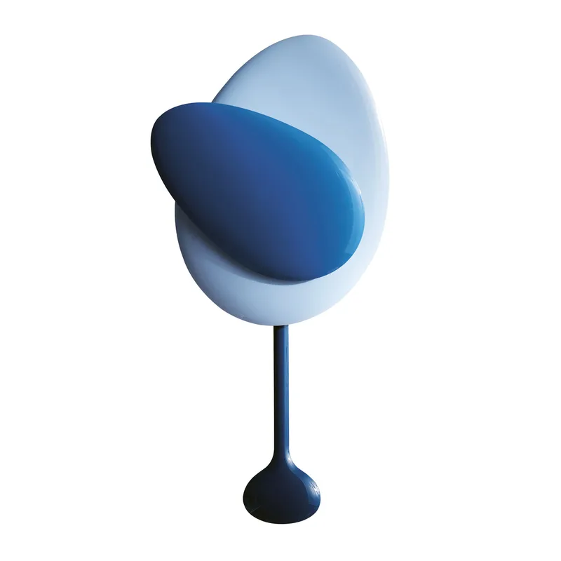Mellow Clock van Design House Stockholm in Blue – productfoto