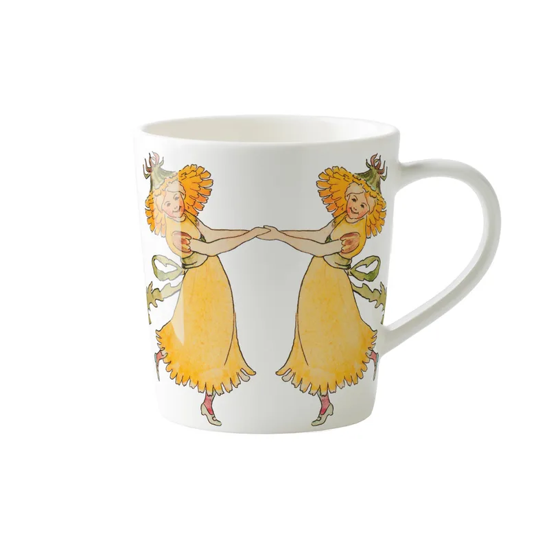 Elsa Beskow Mug by Design House Stockholm in 40 cl, Dandelions – product photo