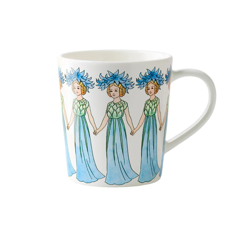 Elsa Beskow Mug by Design House Stockholm in 40 cl, Cornflower – product photo