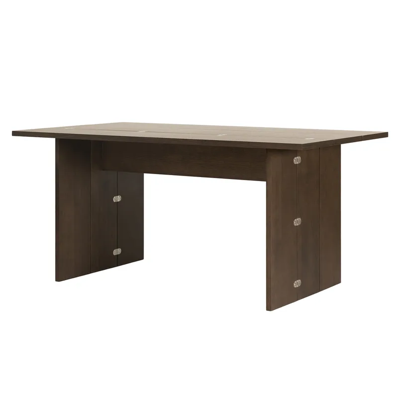 Flip Table by Design House Stockholm in 90x160 cm (M), Dark Oak – product photo