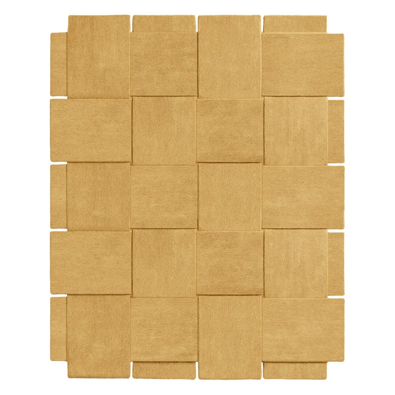 Basket Rug de Design House Stockholm en 245x300 cm, Yellow – photo du produit