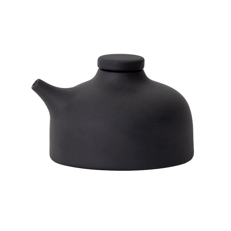 Sand Secrets Soy Pot by Design House Stockholm in Black Clay – product photo