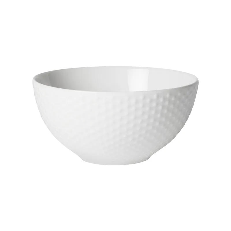 Blond Soup Bowl van Design House Stockholm in 60 cl, White/Dot – productfoto