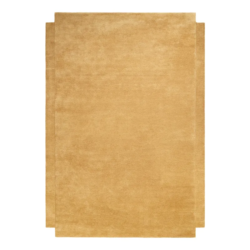 Level Rug van Design House Stockholm in 250x350 cm, Yellow – productfoto