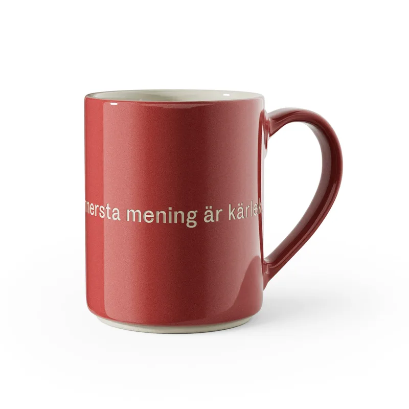 Astrid Lindgren Mug by Design House Stockholm in Ja jag tror att livets innersta... – product photo