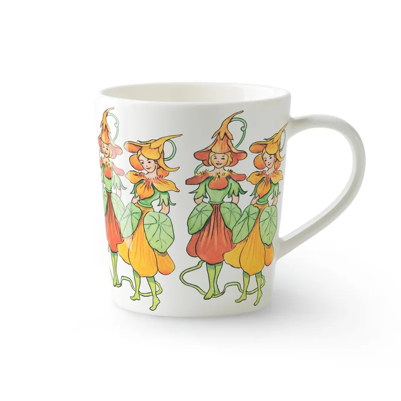 Elsa Beskow Mug by Design House Stockholm in 40 cl, Nasturtium – product photo