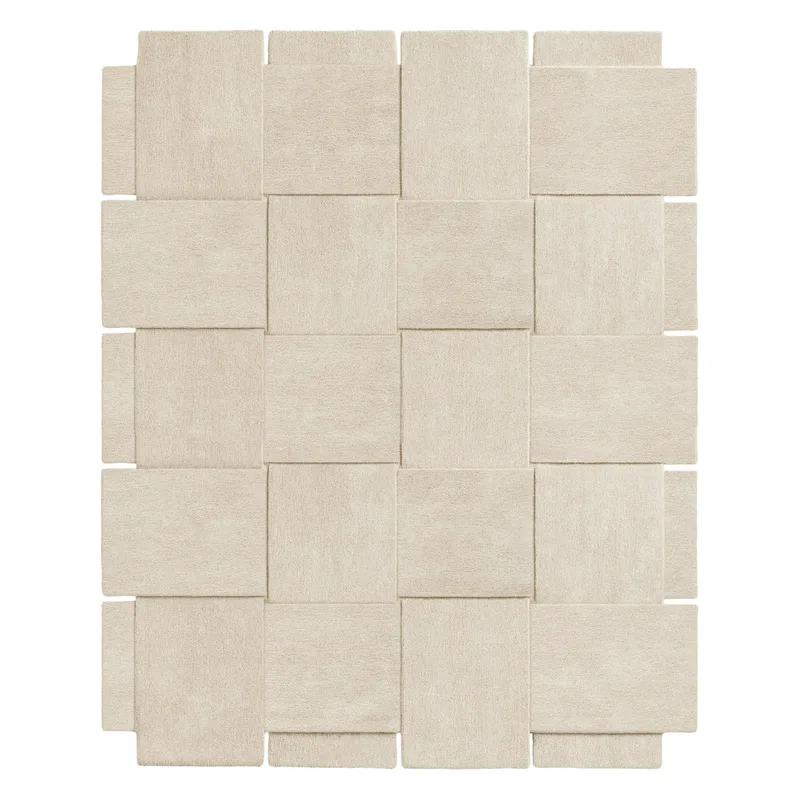 Basket Rug von Design House Stockholm in 245x300 cm, Beige – Produktfoto