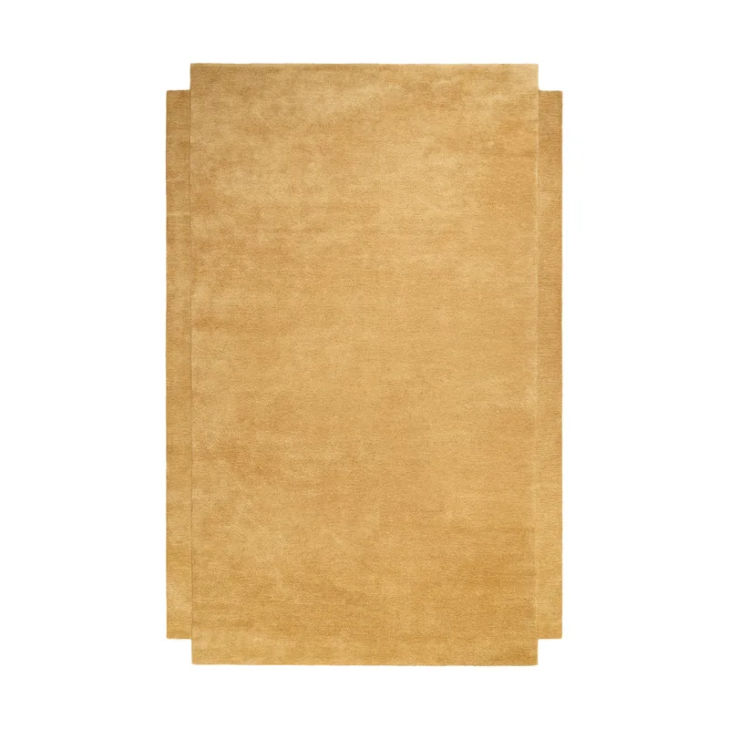 Level Rug von Design House Stockholm in 200x300 cm, Yellow – Produktfoto