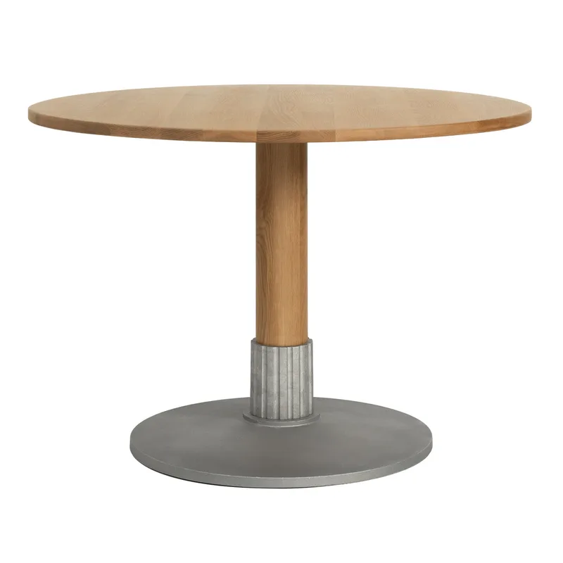 Tock Table von Design House Stockholm in Round, Oak – Produktfoto