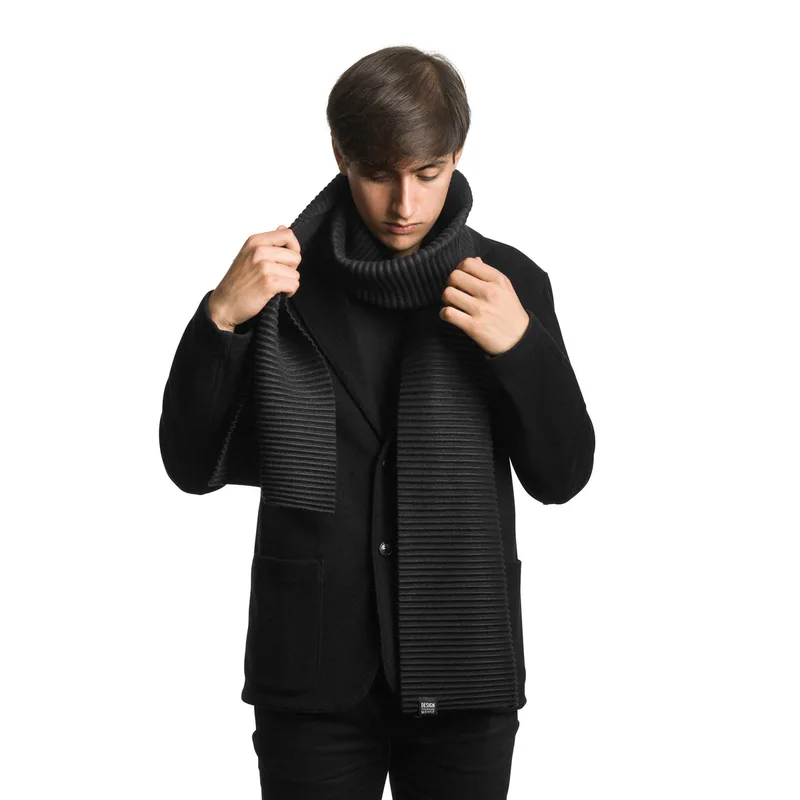Pleece Scarf de Design House Stockholm en 35x200 cm, Black – photo du produit