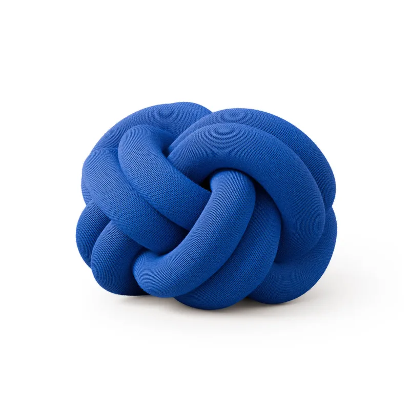 Knot Cushion by Design House Stockholm in Klein Blue – product photo
