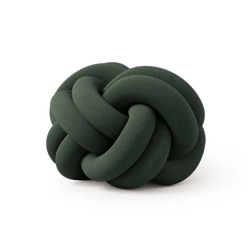 Knot Cushion by Design House Stockholm in Forest Green – product photo
