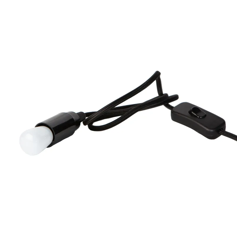 Block Lamp Electrical Part van Design House Stockholm in Black EU Cable – productfoto