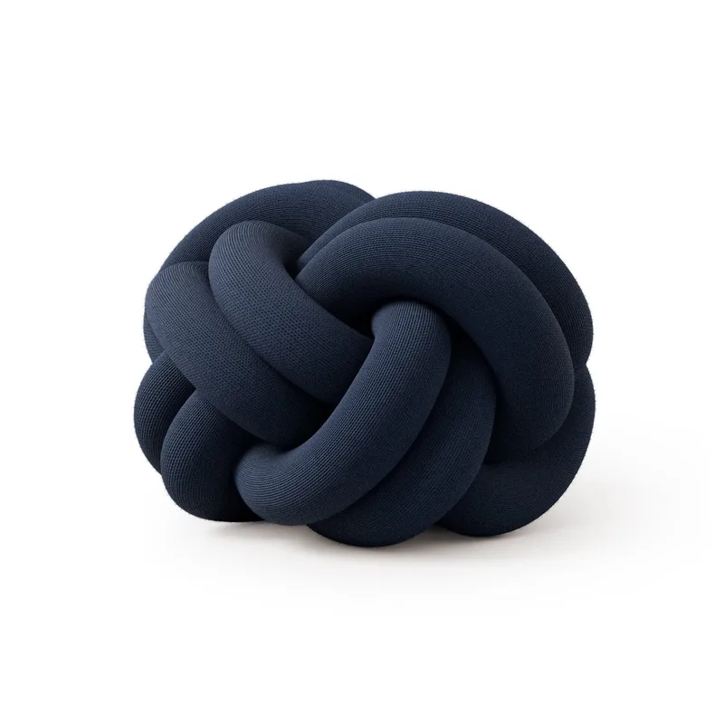 Knot Cushion by Design House Stockholm in Navy – product photo