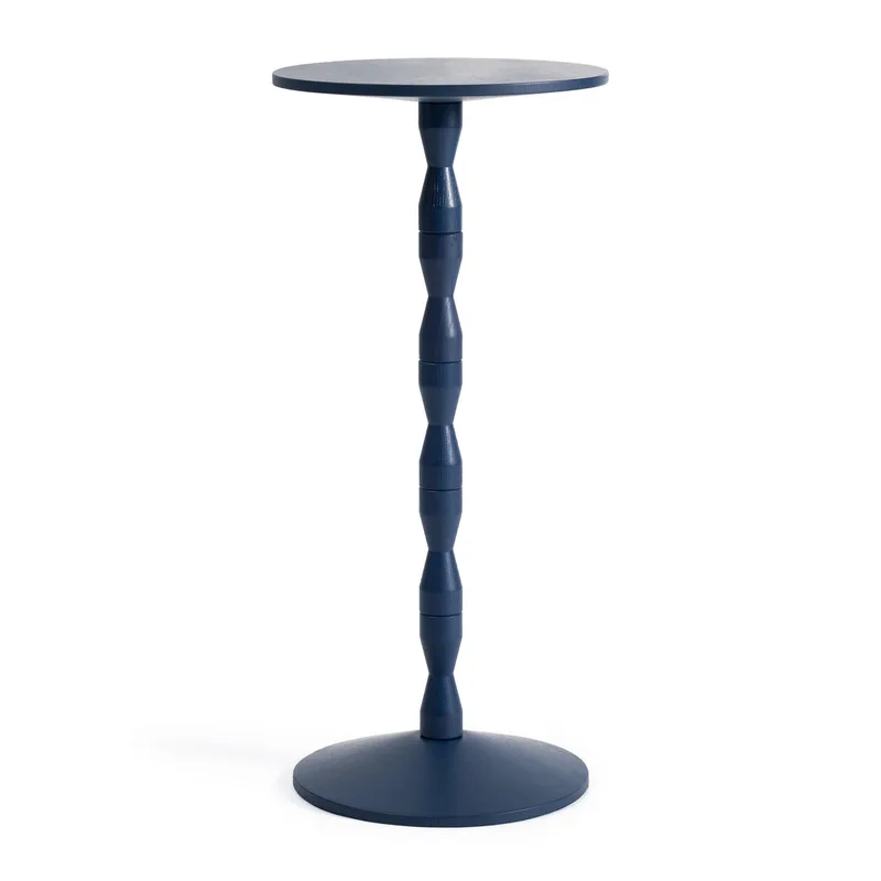 Pedestal Table van Design House Stockholm in Blue – productfoto