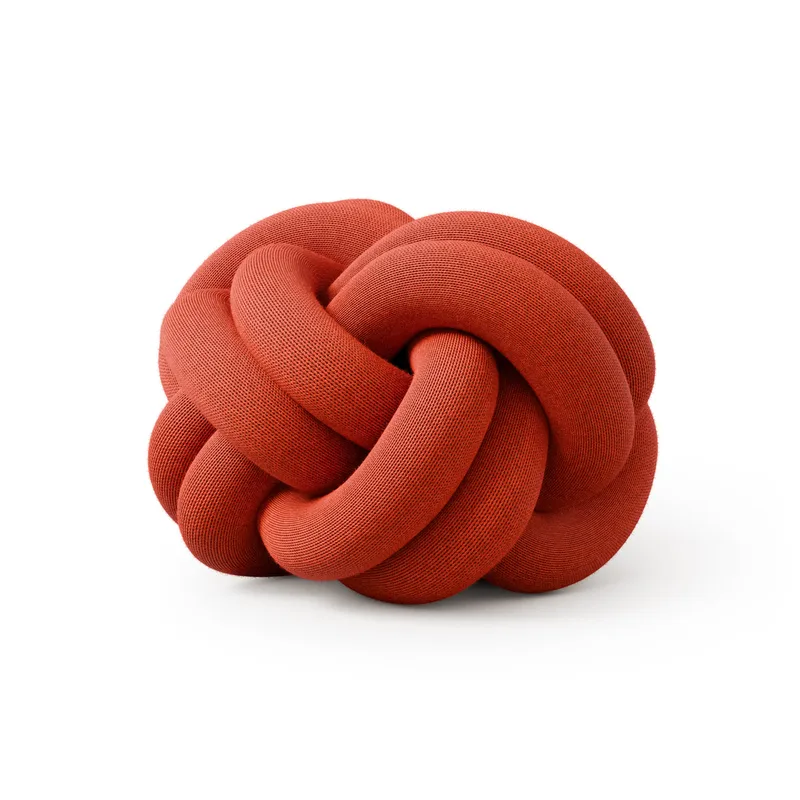Knot Cushion by Design House Stockholm in Orange Red – product photo