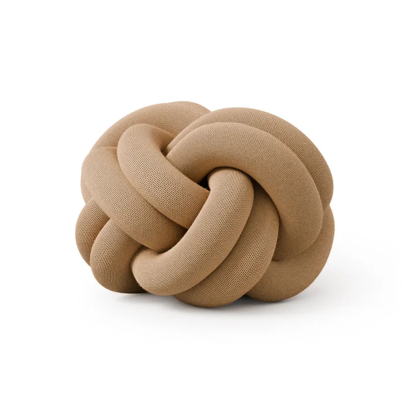 Knot Cushion by Design House Stockholm in Camel – product photo