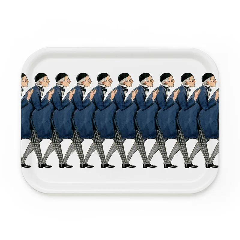 Elsa Beskow Tray by Design House Stockholm in Uncle Blue 20x27 cm – product photo