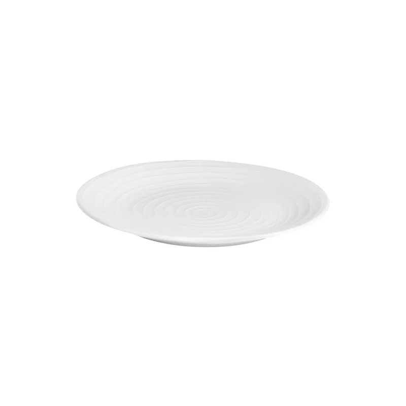 Blond Plate van Design House Stockholm in 22 cm White/Stripe – productfoto
